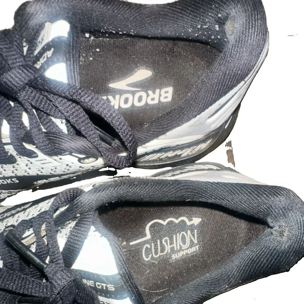 Brooks Adrenaline GTS Women’s Running Shoes Gray Black Size 7 B Cushion Support